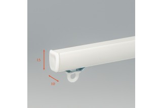 SF Compleet (incl. onderdelen) systeem Luxe Aluminium Gordijnrails € 13,95 per meter